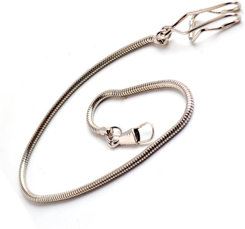 BoShiYa Pocket Watch Chains for Men Vintage Metal Albert Vest Chain Accessories/Color: Gold/Silver/Black/Bronze - Image 2